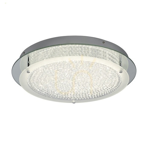 Kontrollera Plafond Mantra CRYSTAL LED 24W 4000K 2400lm 45 cm spegel glas krom 5092