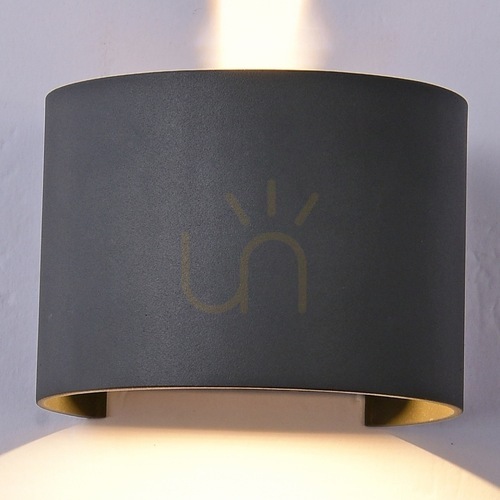 Kontrollera Mörkgrå utomhusvägglampa Mantra DAVOS 6522 LED 12 W 1100 lm 3000 K IP54
