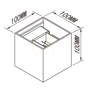 Mantra DAVOS 8600 vit LED-vägglampa för utomhusbruk, 12 W, 2700 K small 1