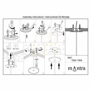 Mantra ELSA taklampa 8251+7856 small 4