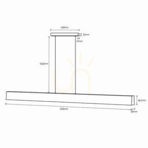 Mantra HANOK 7542 Linjär pendellampa small 3