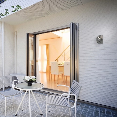 Kontrollera Mantra IGUAZU 6558 vägglampa för utomhusbruk, mörkgrå, 1×GX53