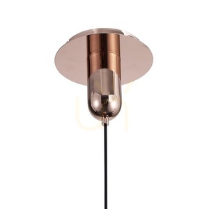 Mantra JARRAS 6196 pendellampa – kopparfinish, glas, E27, Ø17,5 cm small 2