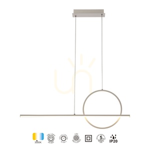 Mantra KITESURF 7192 LED-pendel, vit, 30 W, 80 cm small 6