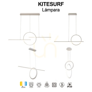 Mantra KITESURF 7192 LED-pendel, vit, 30 W, 80 cm small 7