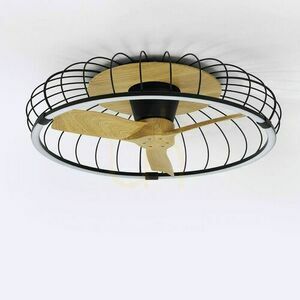 Mantra NATURE 7808 svart LED-takfläkt small 1