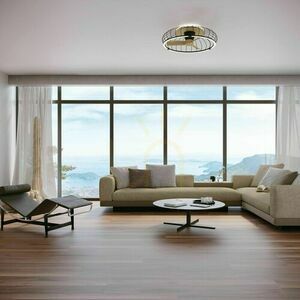 Mantra NATURE 7808 svart LED-takfläkt small 3
