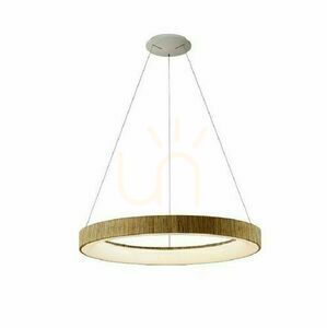 Mantra NISEKO II LED-ringpendel 65 cm träimitation med fjärrkontroll 8575 small 0