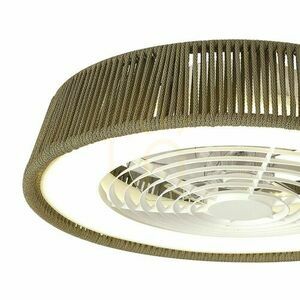 Mantra Polinesia Nautica 8227 takfläkt med LED-belysning, brun Textileno, 64,6 cm small 1
