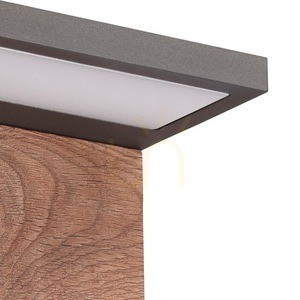 Utomhusvägglampa Mantra RUKA 6770 mörkgrå med trädekor, LED 13 W, 3000 K, IP65 small 2