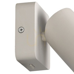 Mantra SAL 6284 väggspot, mattvit, 1 × GU10, med strömbrytare small 3