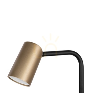 Mantra SAL 8493 golvlampa i guld och svart, 1×GU10, 123,5 cm small 4