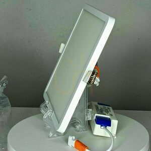 Vit kvadratisk Mantra SAONA C0192 infälld LED-downlight 18 W 4000 K small 10
