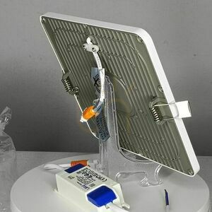 Vit kvadratisk Mantra SAONA C0192 infälld LED-downlight 18 W 4000 K small 11