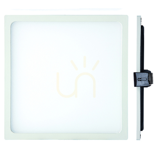 Kontrollera Vit kvadratisk Mantra SAONA C0192 infälld LED-downlight 18 W 4000 K