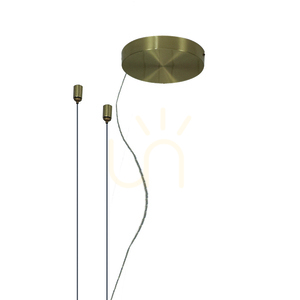 Mantra SHELL 7261 guldfärgad LED-ljuskrona 66 cm 3000 K small 1