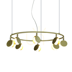 Mantra SHELL 7356 taklampa guld LED 70W 3000K 130 cm small 1