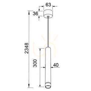 Mantra SPLIT taklampa 8878 small 4