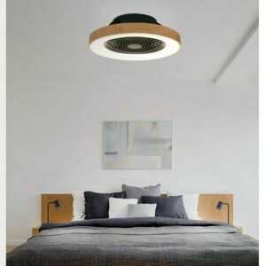 Mantra TIBET 7127 takfläkt med LED-belysning, trä/svart small 2