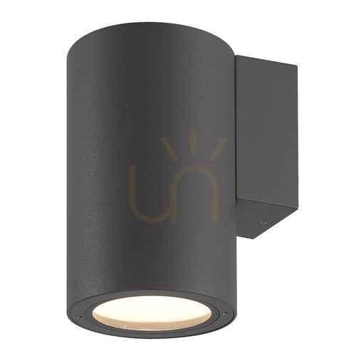 Kontrollera Mantra VOLCANO 6483 grafitfärgad utomhusvägglampa 1×E27 max. 20 W IP65