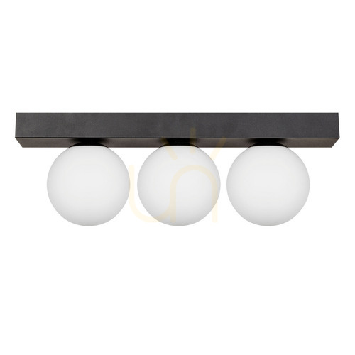 Kontrollera SPHERE 1204 Plafond Svart 3xG9