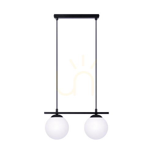Kontrollera GLOBE Pendellampa 1208 Svart 2xE14