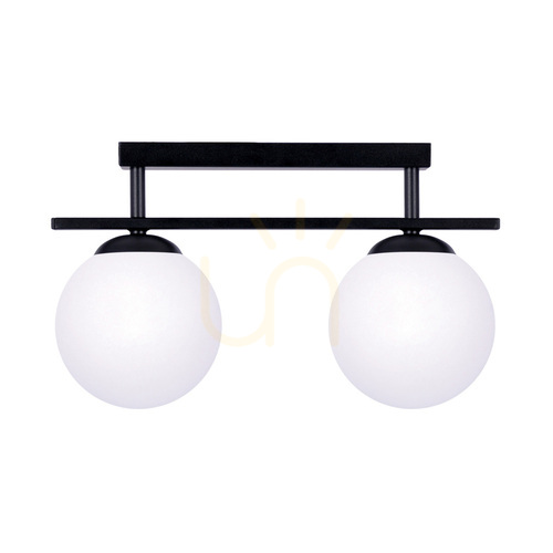 Kontrollera Plafond GLOBE 1211 Svart 2xE14