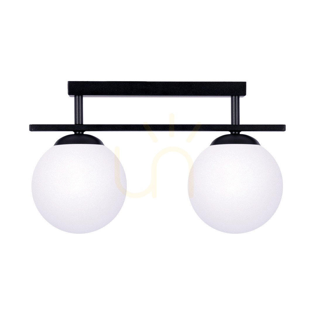 Kontrollera Plafond GLOBE 1211 Svart 2xE14 Plafond GLOBE 1211 Svart 2xE14