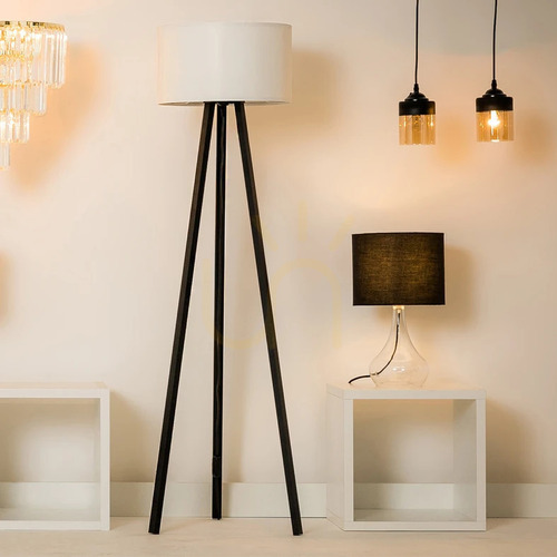 Kontrollera PIKO Golvlampa ASZ.1759 Svart 1xE27