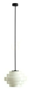 Takplafond Aldex Filo Milky L svart glas 22 cm 9001PL_G1_L small 0