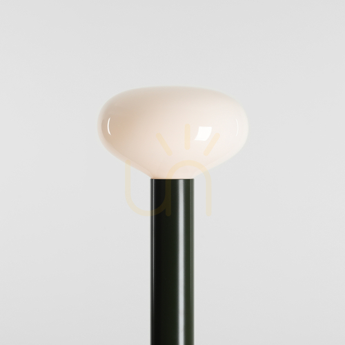 Kontrollera Golvlampa Aldex Flo Moss M med opalglas, 138 cm, 7000A26_M