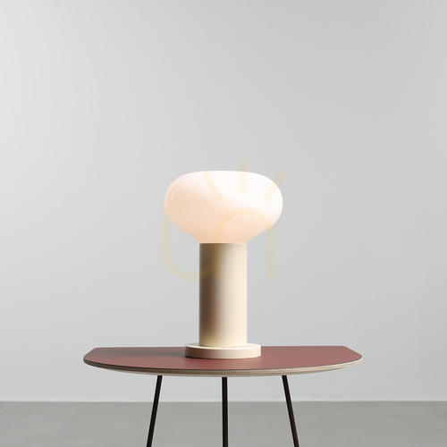 Kontrollera Bordslampa Aldex Flo Cream S i cremefärgat stål och opalglas, 7000B9_S