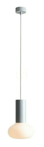 Kontrollera Pendant Light Aldex Flo Grey S Opalglas 19 cm 7000G22_S