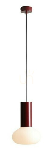 Kontrollera Pendellampa Aldex Flo Ruby S opalglas metall 1 ljuspunkt 7000G27_S