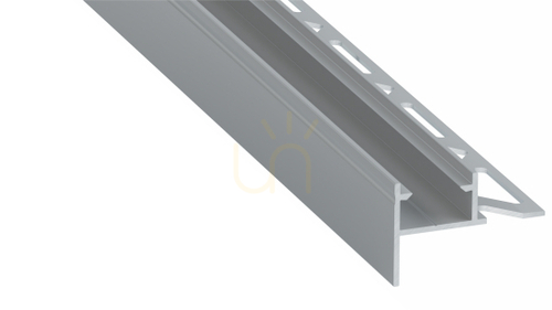 Kontrollera LUMINES-profil typ MITO silveranodiserad 2 m