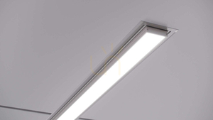 LED-profildiffusor LUMINES SWIDE Fractal PC opal 1 m small 1