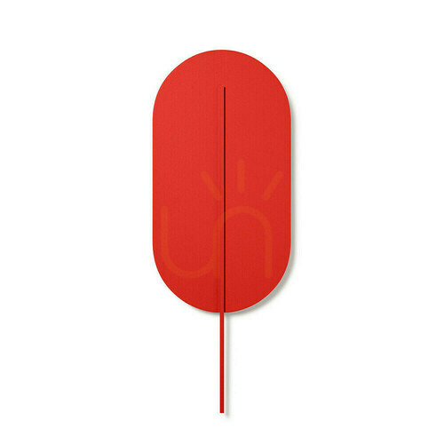 Kontrollera ROKKE röd-orange vägglampa, vägglampa UMMO