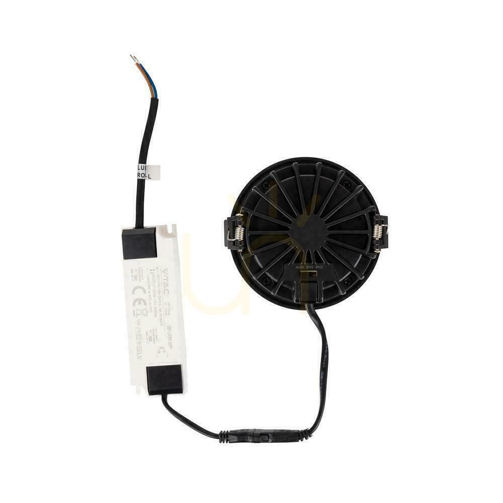 Display V-TAC LED Downlight 24W BRIDGELUX CHIP CCT-armatur Svart Raster Antireflex Honeycomb VT-17024 2540lm V-TAC LED Downlight 24W BRIDGELUX CHIP CCT-armatur Svart Raster Antireflex Honeycomb VT-17024 2540lm