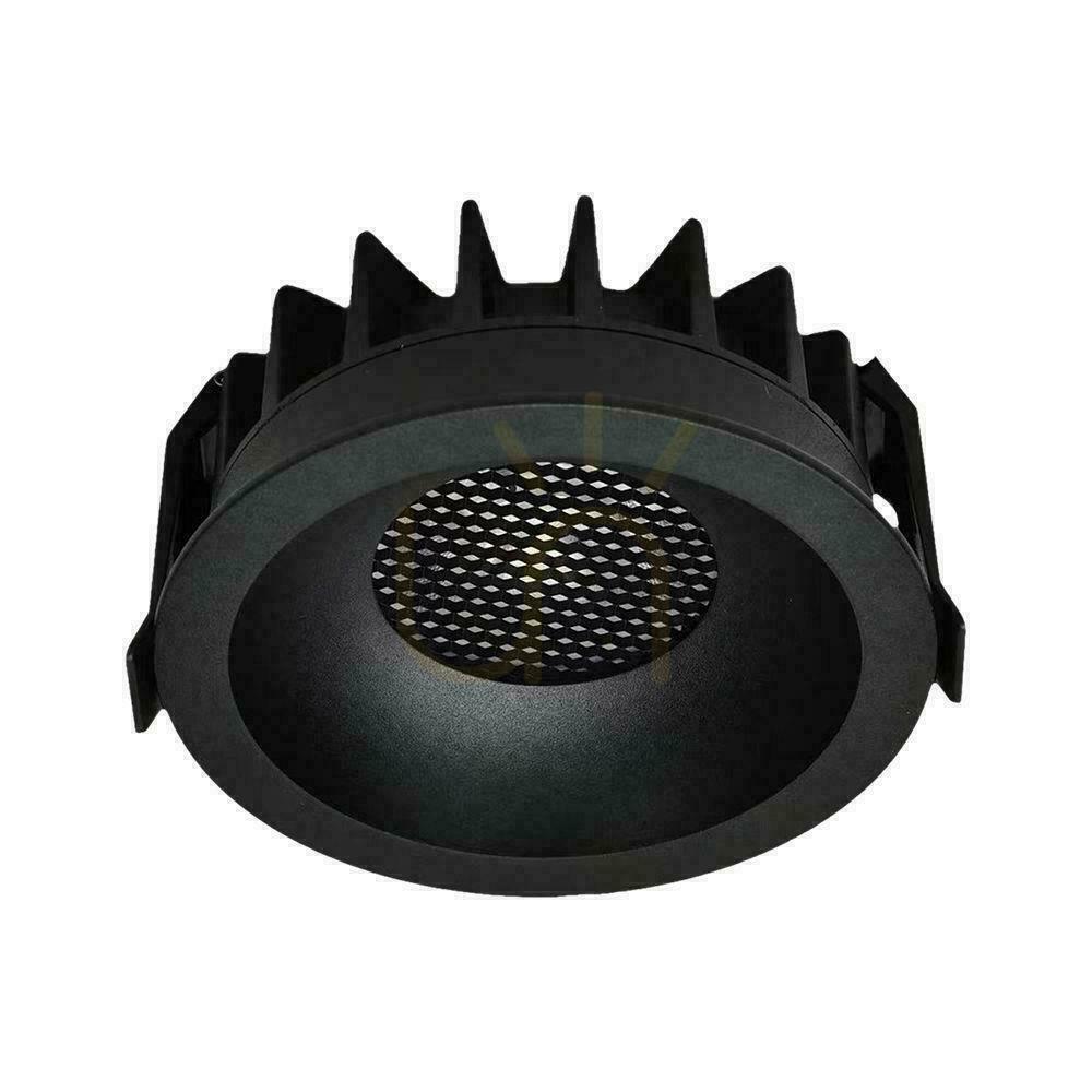 Kontrollera V-TAC LED Downlight 24W BRIDGELUX CHIP CCT-armatur Svart Raster Antireflex Honeycomb VT-17024 2540lm V-TAC LED Downlight 24W BRIDGELUX CHIP CCT-armatur Svart Raster Antireflex Honeycomb VT-17024 2540lm