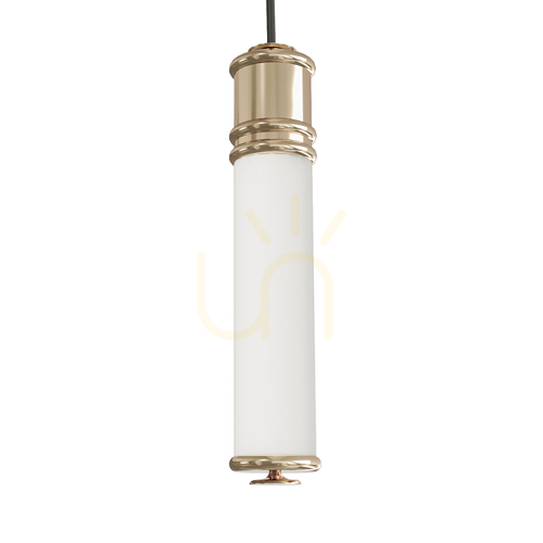 Kontrollera Pendant Light Omi Gold Open Design Highlights 3000K LED Vit Opal Ø62 mm