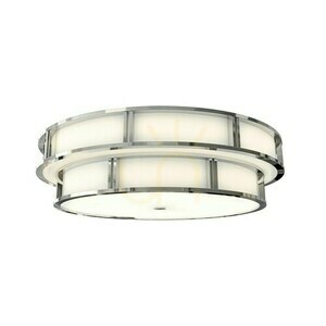 Plafond Open Design Highlights Piano vit krom 800 mm E27 6 ljuspunkter small 1