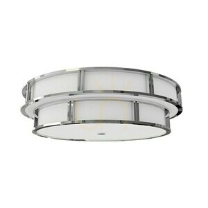 Plafond Open Design Highlights Piano vit krom 800 mm E27 6 ljuspunkter small 0