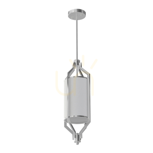 Pendellampa Zundo Satin Nickel Vit 20 cm Open Design Highlights small 2