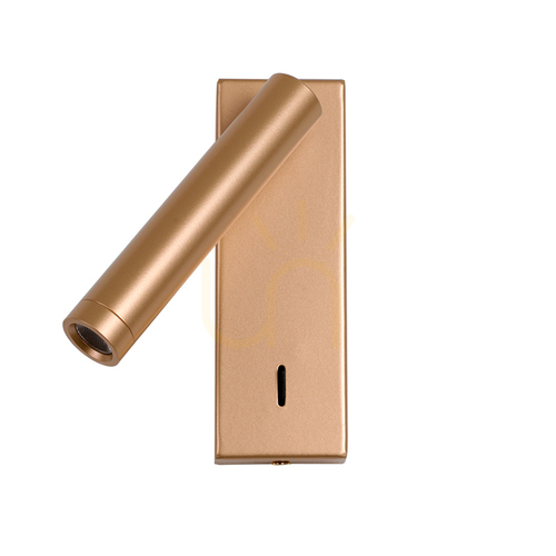 Kontrollera Vägglampa Italux Cali Guld LED 3000K WL-21017-GD