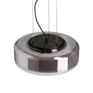 Rendl NAOMI 35 LED pendellampa R14400, rökfärgat och frostat glas, svart small 9