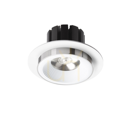 Kontrollera Rendl Infälld armatur R14566 Sharm Led infälld lampa, vit krom Sets