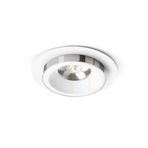 Kontrollera Rendl Infälld armatur R14566 Sharm Led infälld lampa, vit krom Sets