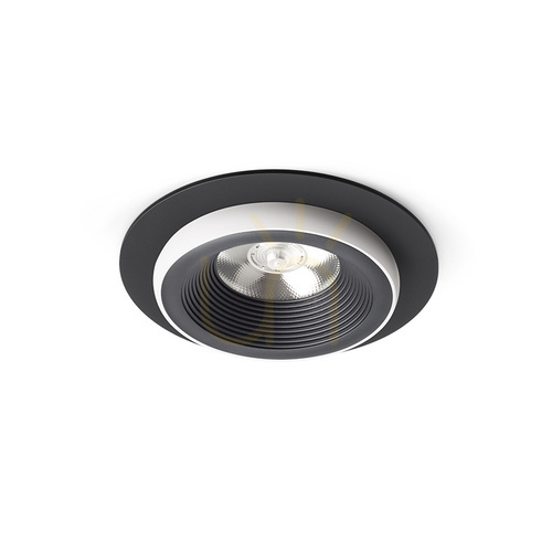 Kontrollera Rendl SHARM R I svartvit infälld armatur LED 10 W 3000 K R14569