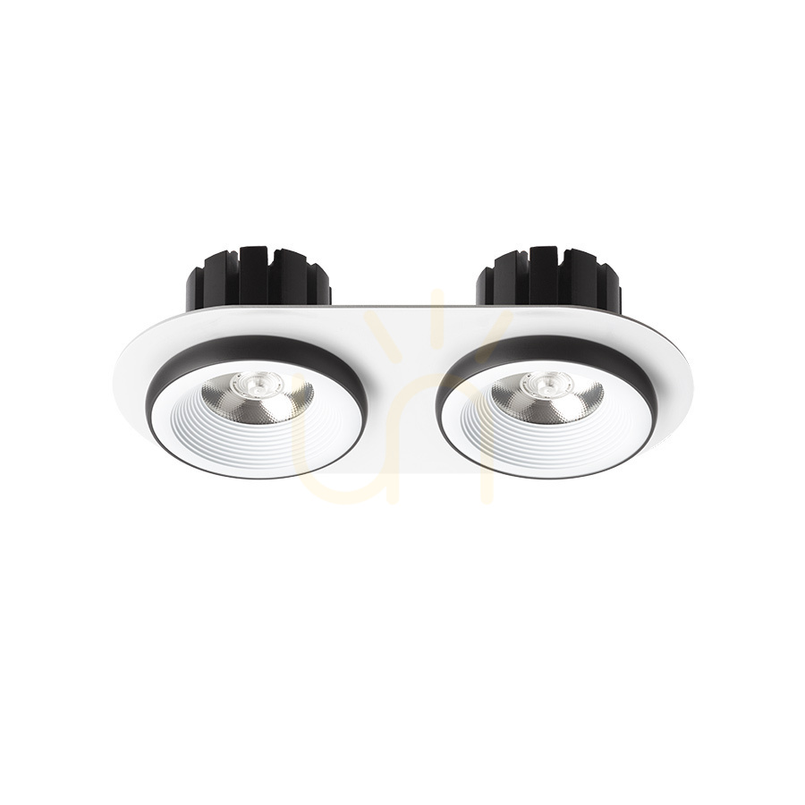 Utsikt Rendl R14572 Sharm Led infälld takarmatur, vit/svart Sets Rendl R14572 Sharm Led infälld takarmatur, vit/svart Sets
