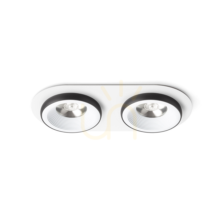 Kontrollera Rendl R14572 Sharm Led infälld takarmatur, vit/svart Sets Rendl R14572 Sharm Led infälld takarmatur, vit/svart Sets